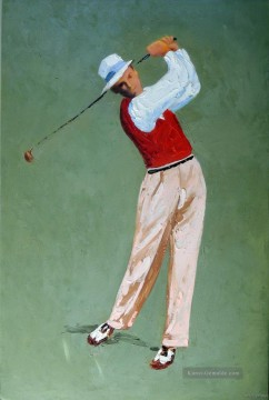  38 - yxr0038 Impressionismus sport golf